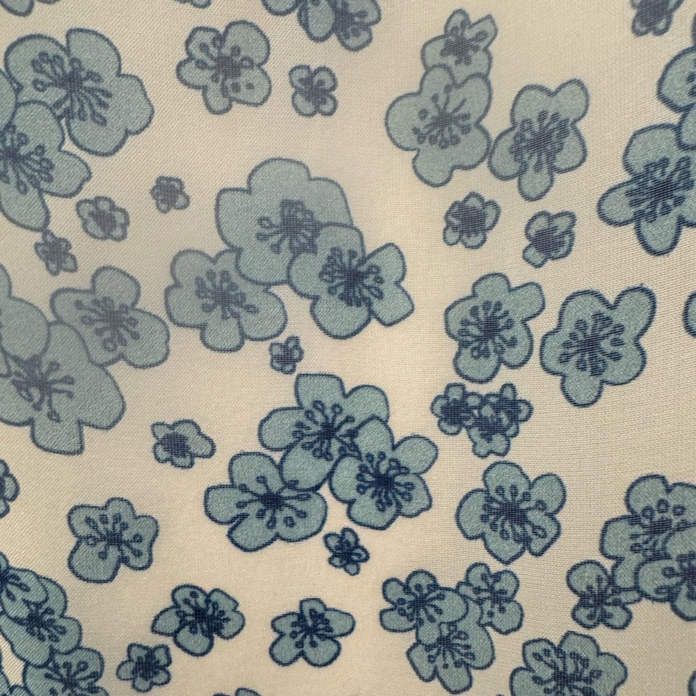 macgraw Blue and White Floral Layered Dress - Picture 6 of 8